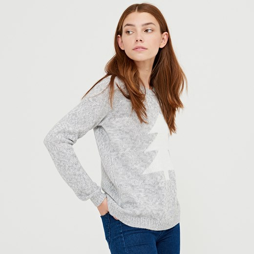 Cropp - Ladies` sweater - Szary  Cropp XS 