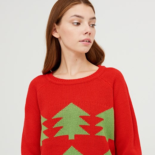 Cropp - Ladies` sweater - Czerwony Cropp  S 