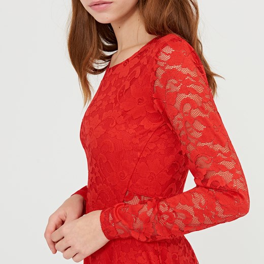Cropp - Ladies` dress - Czerwony  Cropp XS 