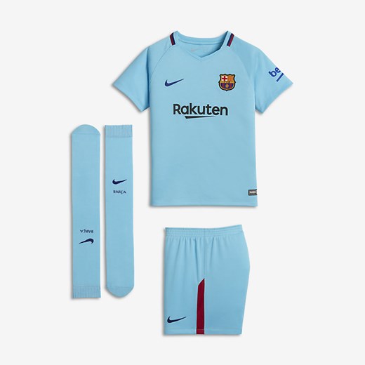 2017/18 FC Barcelona Stadium Away Nike turkusowy XS (96-104 CM) 