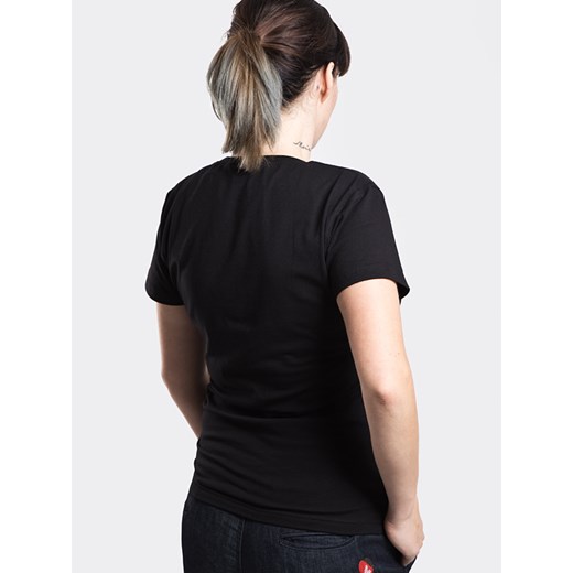 t-shirt damski TDS STUPID BLACK Stoprocent M