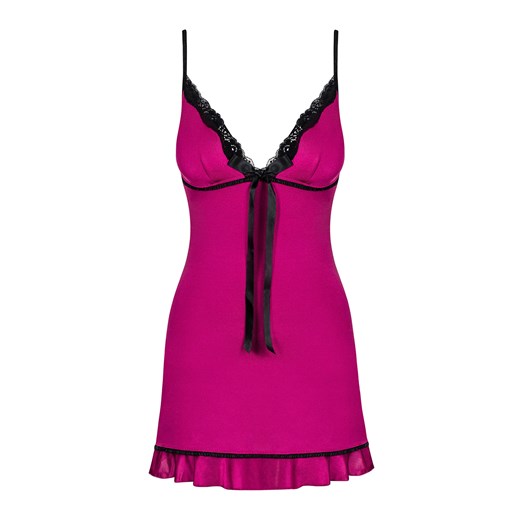 Koszulka ze stringami Obsessive Flamenco chemise Obsessive rozowy 2XL bodyciao