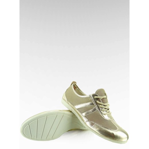 Metaliczne buty w sportowym stylu Y629 Gold