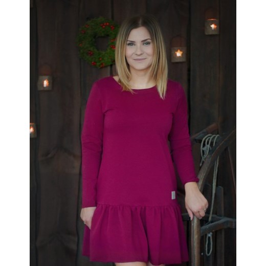 Sukienka z falbaną Christmas edition