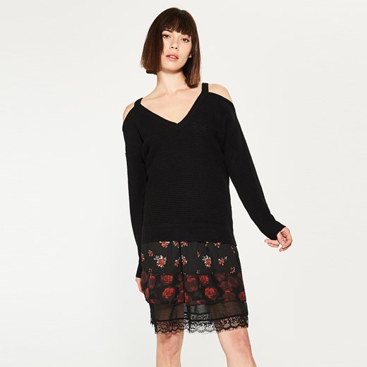 House - Sweter cold shoulder - Czarny House  M 