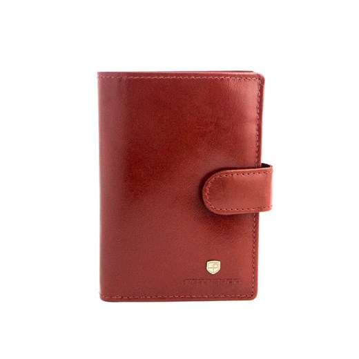 Czerwony damski portfel skórzany Peterson 408-2-3-1