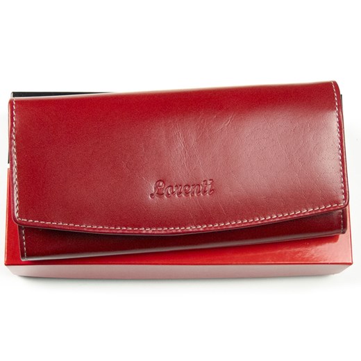 Duży portfel damski skórzany Lorenti RD 11 BAL R czerwony