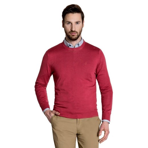 Sweter PIETRO SWTGGxx-0007SP czerwony Giacomo Conti XL okazyjna cena  