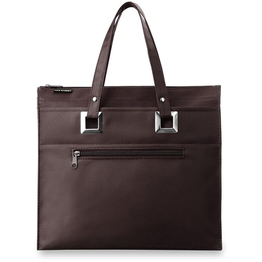 Solidna torebka na ramię cenionej marki bag street – brązowa