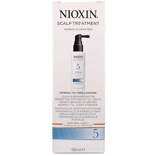 Nioxin Scalp &amp; Hair Treatment 5 |  Kuracja do włosów lekko przerzedzonych i poddanych zabiegom chemicznym 100ml