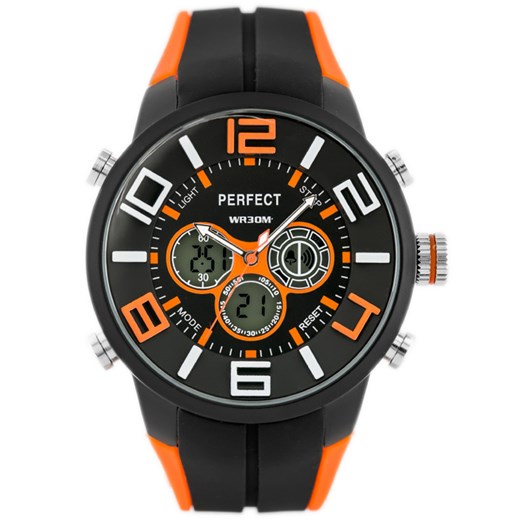 PERFECT A853 (zp197b) - Czarny || Pomarańczowy