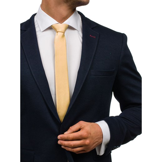 Elegancki krawat męski pomarańczowy Denley K001 Denley.pl  One Size promocja Denley 