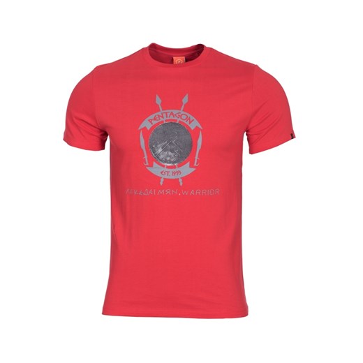 Koszulka T-Shirt Pentagon "Lakedaimon warrior" Red (K09012-27)  Pentagon XL Militaria.pl