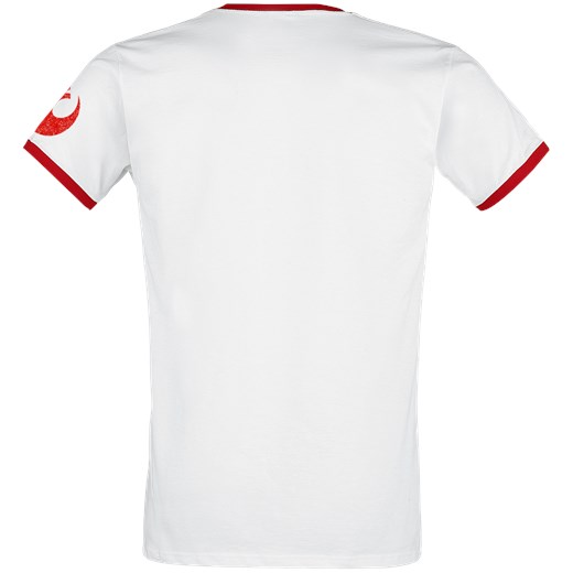 Star Wars Dazzle Logo T-Shirt biały/czerwony  Star Wars M okazja EMP 