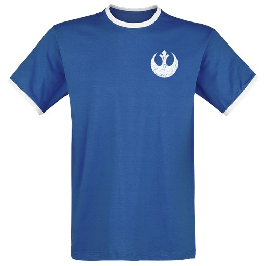 Star Wars Rebel - 77 T-Shirt niebieski/biały  Star Wars XL okazja EMP 