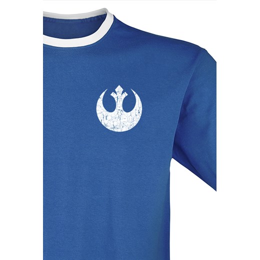 Star Wars Rebel - 77 T-Shirt niebieski/biały Star Wars  M okazja EMP 