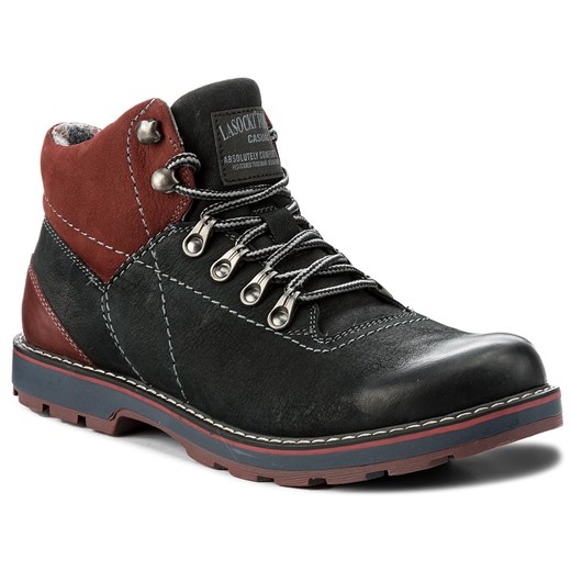 Trapery LASOCKI FOR MEN - MI07-A355-A206-01 Granatowy 1