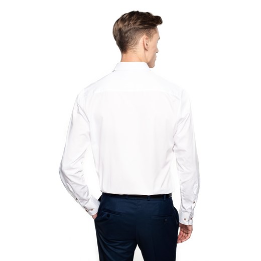 koszula bexley 2668/2 długi rękaw custom fit biały