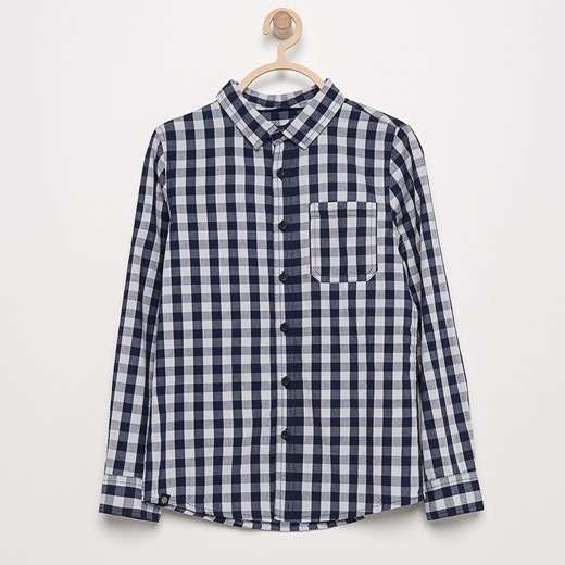 Reserved - Koszula w kratkę - Szary niebieski Reserved 134 