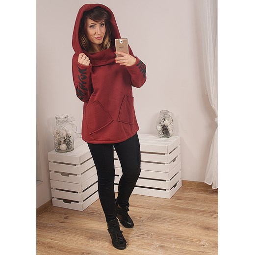 BLUZA LALITA BORDO Likeme Fashion S/M LikeMeFashion