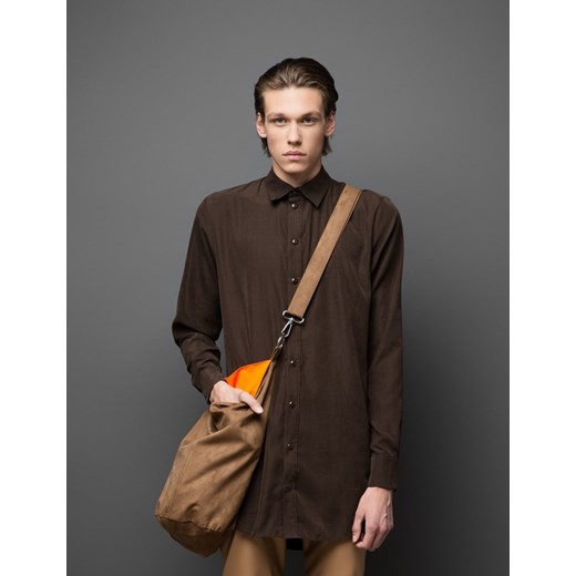 Torba NEO Boho z ekologicznego zamszu |KARMELOWA| Male-Me Jeden rozmiar wyprzedaż Mustache.pl