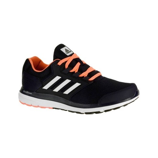 Buty sportowe damskie Adidas dla biegaczy sznurowane bez wzorów na płaskiej podeszwie 