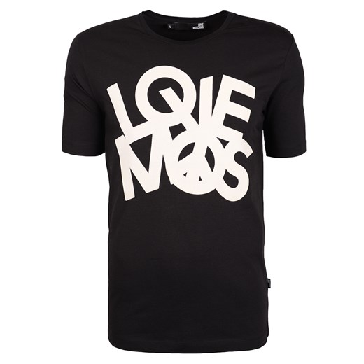 Love Moschino T-shirt czarny  XXL ubierzsie.com wyprzedaż 