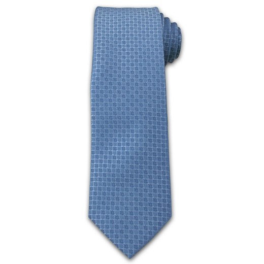 Niebieski Krawat z Delikatnym Deseniem - Chattier KRCH1017 Chattier   JegoSzafa.pl