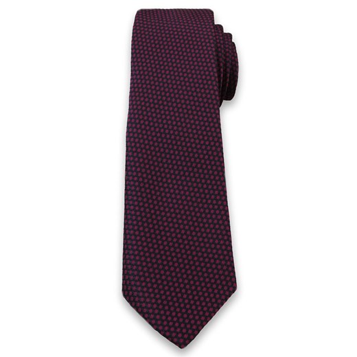 Stonowany Krawat Męski w Delikatne Grochy - Chattier- 6,7 cm - Kolorowy  KRCH1015 ze sklepu JegoSzafa.pl w kategorii Krawaty - zdjęcie 41781797