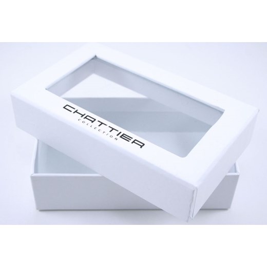 Stylowa mucha z poszetką - Chattier, Męska - Granat we Wzór MUCH0350  Chattier  JegoSzafa.pl