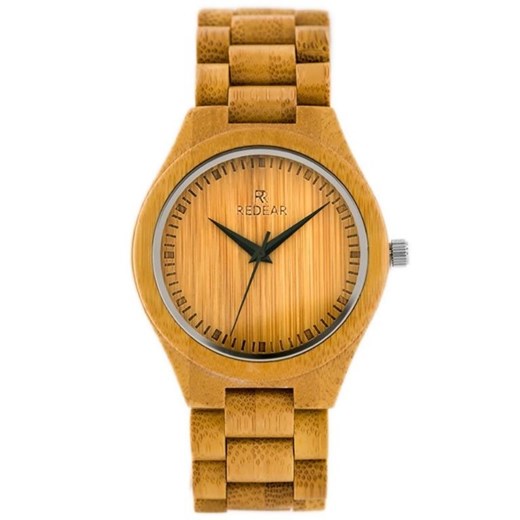 Drewniany zegarek REDEAR (zx042c) - Brązowy zolty   Labri.pl