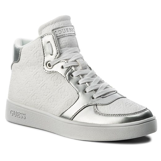Sneakersy GUESS - FLBAC1 LE12 SILVE szary Guess 40 eobuwie.pl