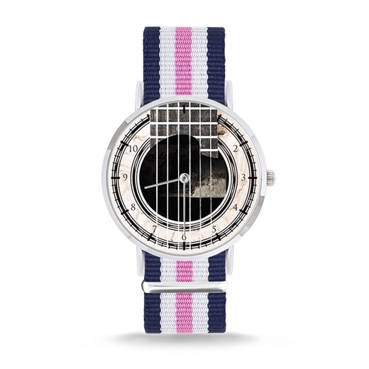 Zegarek damski Gitara z paskiem Nato Inbloom granatowy