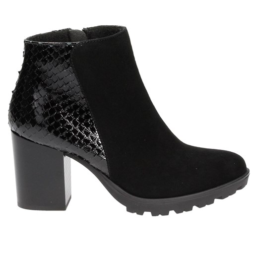 Czarne botki damskie WOJTOWICZ czarny Wojtowicz 37 Wojtowicz Awangarda Shoes