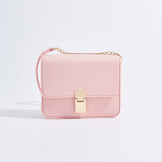 Mohito - Mała torebka na łańcuszku - Różowy bezowy Mohito One Size 