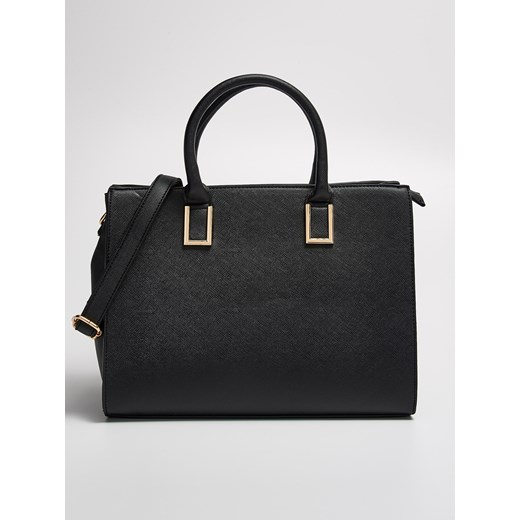 Sinsay - Torba typu city bag - Czarny