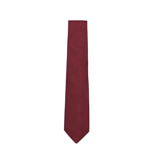 Krawat czerwony gładki