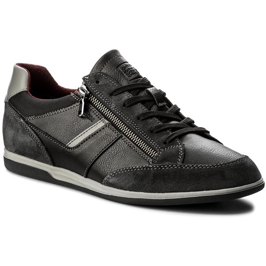 Sneakersy GEOX - U Renan C U824GC 0ME22 C0005 Black/Dk Grey czarny Geox 42 wyprzedaż eobuwie.pl 