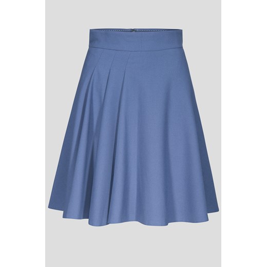 Rozkloszowana spódnica z plisami ORSAY niebieski 32 orsay.com