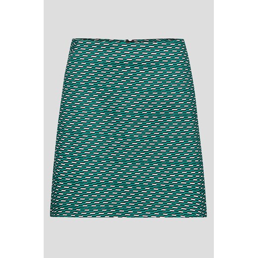 Trapezowa mini-spódniczka ze wzorem zielony ORSAY 40 orsay.com
