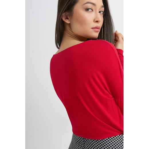 Koszulka bimaterial ORSAY czerwony XL orsay.com