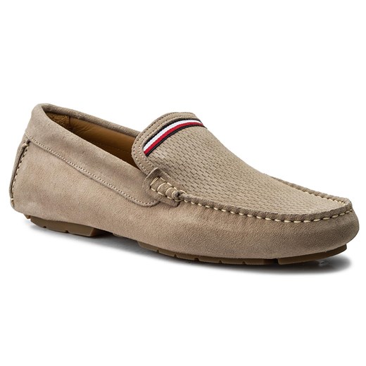 Mokasyny TOMMY HILFIGER - Marc 5B FM0FM01205 Cobblestone 068 Tommy Hilfiger  41 eobuwie.pl