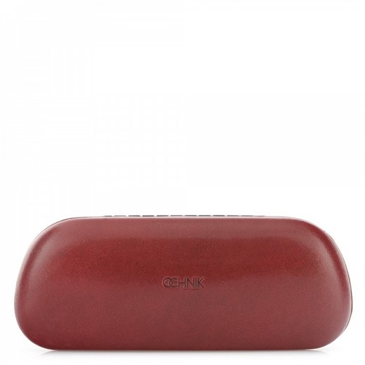 Ochnik Skórzane etui na okulary PL-113-41 czerwony Ochnik One Size SMA Ochnik