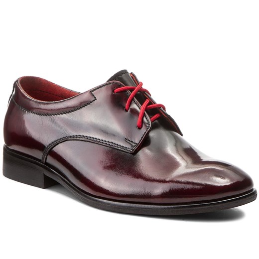 Półbuty TIM - 27-38 090F Bordo Flor. brazowy Tim 31 eobuwie.pl