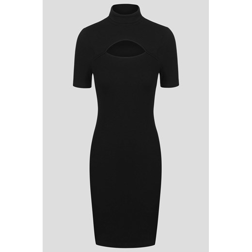 Ołówkowa sukienka z wycięciem ORSAY czarny 32 orsay.com