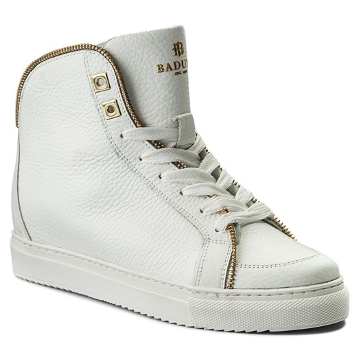 Sneakersy BADURA - 6337-69-M Biały 1304 szary Badura 38 eobuwie.pl