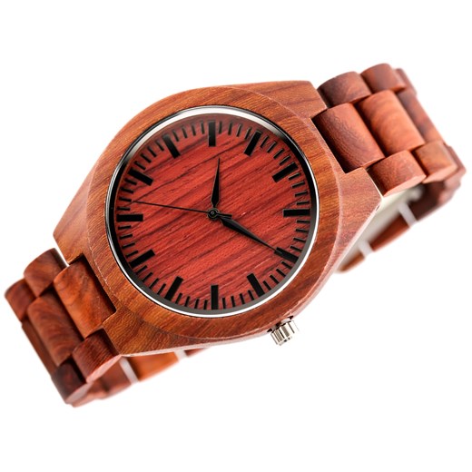 Drewniany zegarek (zx054b)  brazowy  TAYMA