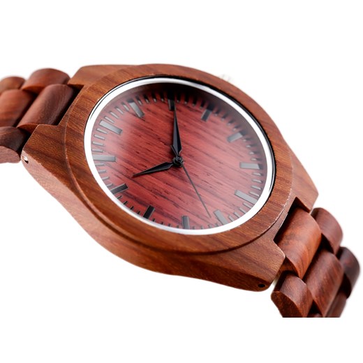 Drewniany zegarek (zx054b) rozowy   TAYMA