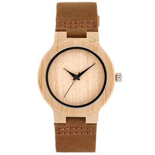 Drewniany zegarek (zx639a) - rozmiar damski brazowy   TAYMA