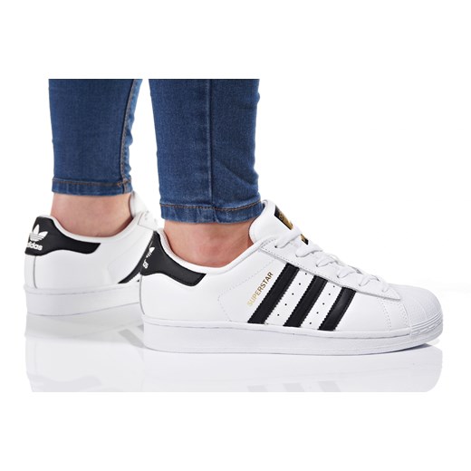 BUTY ADIDAS SUPERSTAR J C77154 Adidas granatowy 37 ⅓ Natychmiastowo